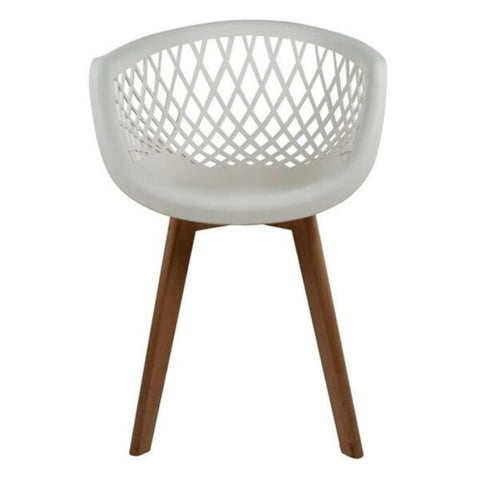 Conjunto 4 Cadeiras Web Wood Branca