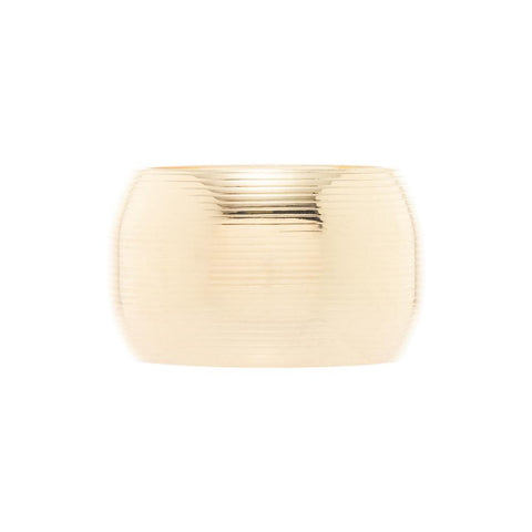 4 Anéis para Guardanapo Circle de Aço Dourado - Lyor