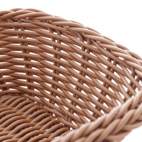 Cesta Retangular de Rattan Plástico 24cm