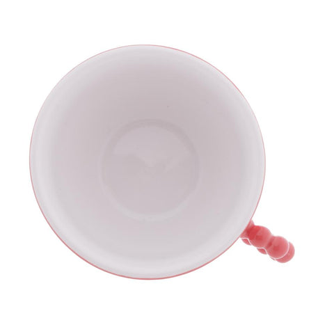 Jogo de 4 Xícaras para Chá Wolff Coração Beads Vermelho 210ml