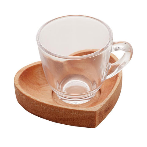 Jogo de 6 Xícaras de Café Woodart Liptus 75ml