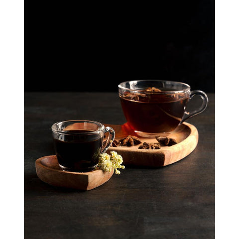 Jogo de 6 Xícaras de Café Woodart Liptus 75ml