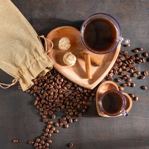 Jogo de 6 Xícaras de Café Woodart Liptus 75ml