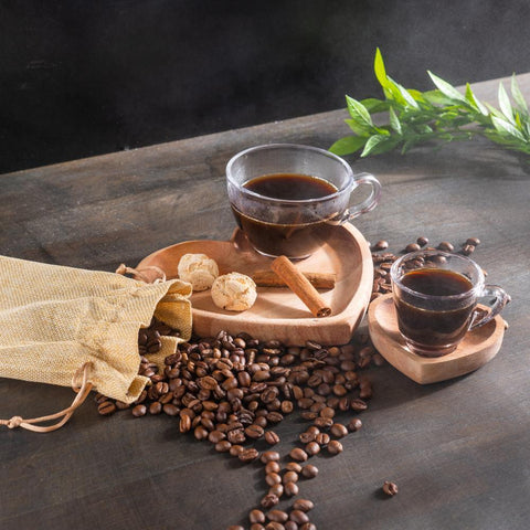 Jogo de 6 Xícaras de Café Woodart Liptus 75ml