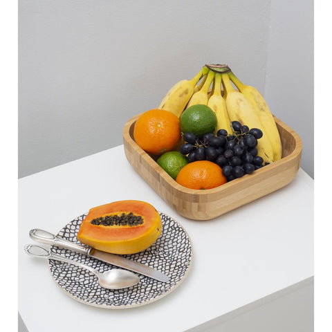 Bowl De Bambu Quadrado 23Cm - Oikos