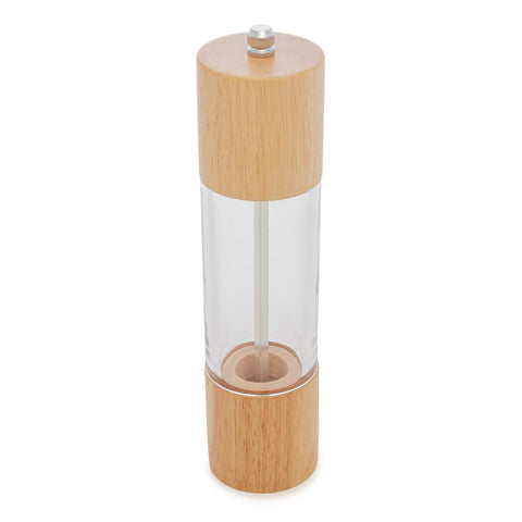 Moedor para Temperos de Acrilíco e Madeira 5,5cm x 21,5cm
