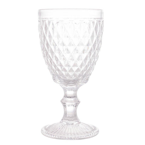 6 Taças para Água Bico de Abacaxi de Vidro 325ml - Lyor