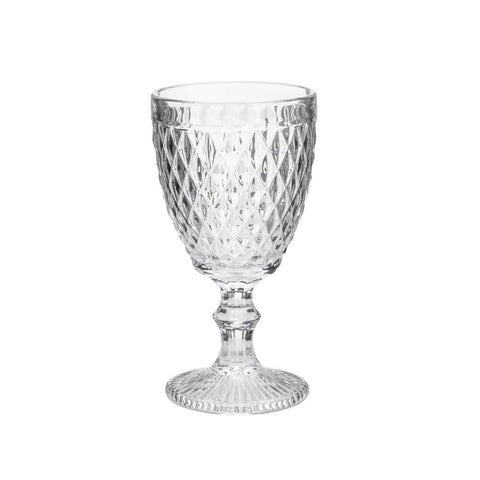 6 Taças para Vinho Bico de Abacaxi de Vidro 265ml - Lyor