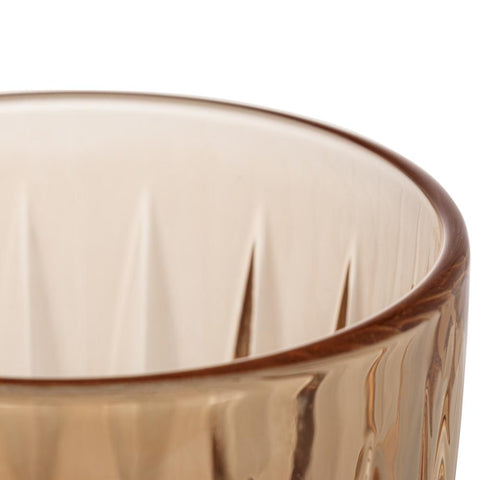 Conjunto 6 Taças de Água de Vidro Greek Âmbar 345ml - Wolff