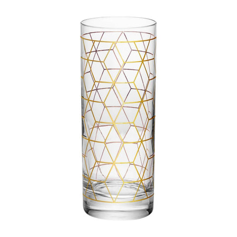 Conjunto 2 Copos Altos de Vidro Cube 320ml - Wolff