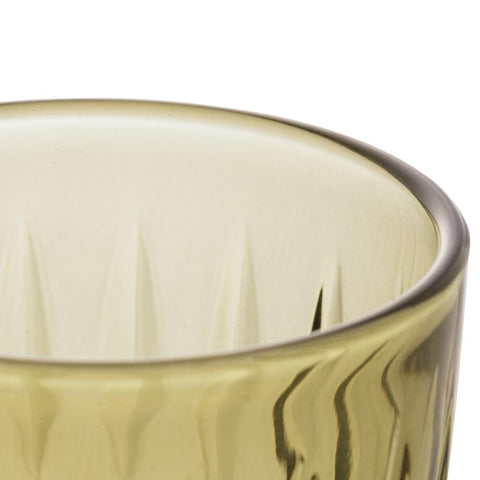 Jogo de 6 Taças de Água Wolff Greek Verde de Vidro 345ml