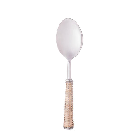Colher para Servir Wolff Rattan Prata de Aço Inox