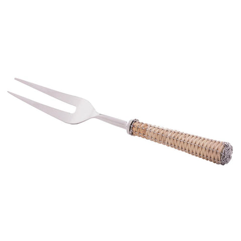 Conjunto de Talheres para Assado Wolff Rattan Prata de Aço Inox