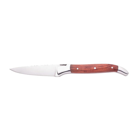 Faca com Cabo de Madeira e Aço Inox Laguiole 20,5cm - Wolff