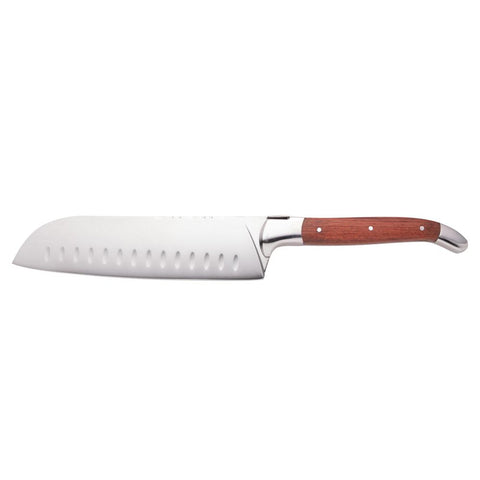 Faca Santoku Cabo de Madeira e Inox Laguiole 31,5cm - Wolff
