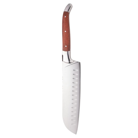 Faca Santoku Cabo de Madeira e Inox Laguiole 31,5cm - Wolff
