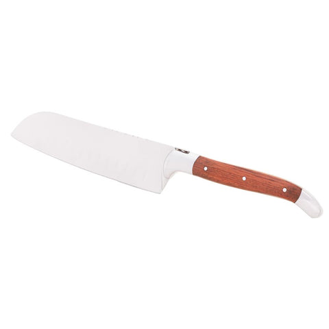 Faca Santoku Cabo de Madeira e Inox Laguiole 31,5cm - Wolff
