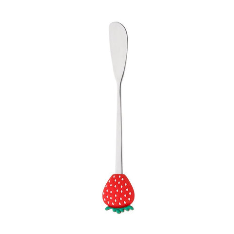Jogo de 4 Espátulas Wolff Fruit Prata de Aço Inox