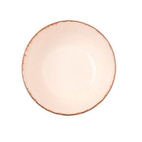 Bowl de Cerâmica Linear Branco 16cm x 7cm - Lyor