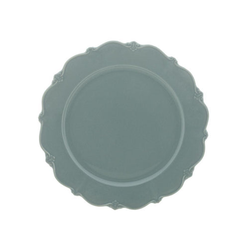 Prato Raso Wolff Fancy de Porcelana Menta 27cm
