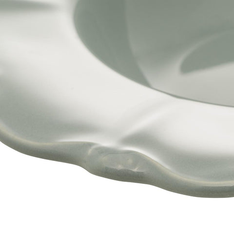 Prato Wolff Francy de Porcelana Menta 23cm x 5cm