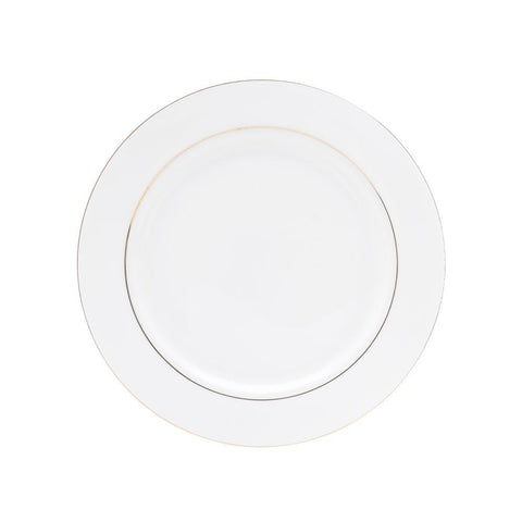 Aparelho de Jantar 42 Pçs Porcelana com Fio de Ouro Mônaco