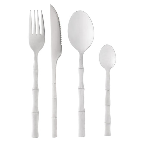 Faqueiro 16 Peças de Aço Inox Bambu Elegant