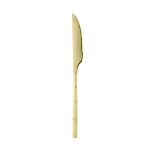 Faqueiro 16 Peças de Aço Inox Bambu Elegant Champanhe