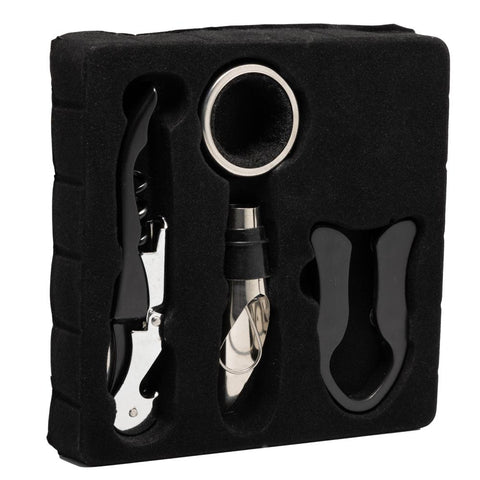 Conjunto 4 Peças de Aço Inox para Vinho