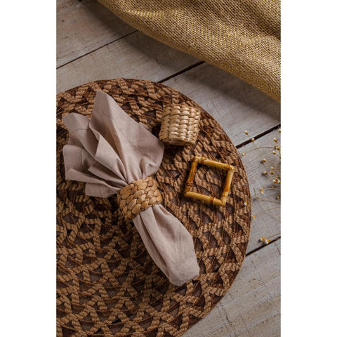 Jogo de 4 Anéis para Guardanapos Wolff de Bambu 6cm