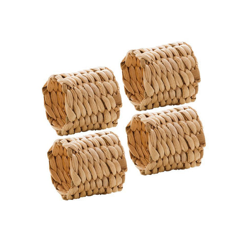 Jogo de 4 Anéis para Guardanapos Wolff de Fibra Natural 5cm