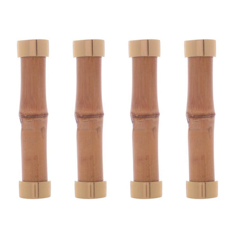 Jogo de 4 Descansos para Talheres Wolff de Bambu Dourado 8cm