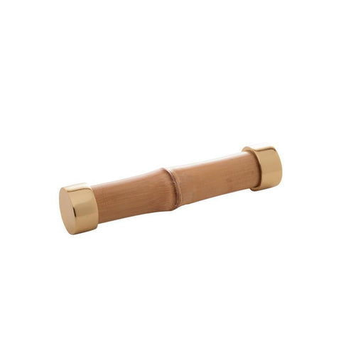 Jogo de 4 Descansos para Talheres Wolff de Bambu Dourado 8cm