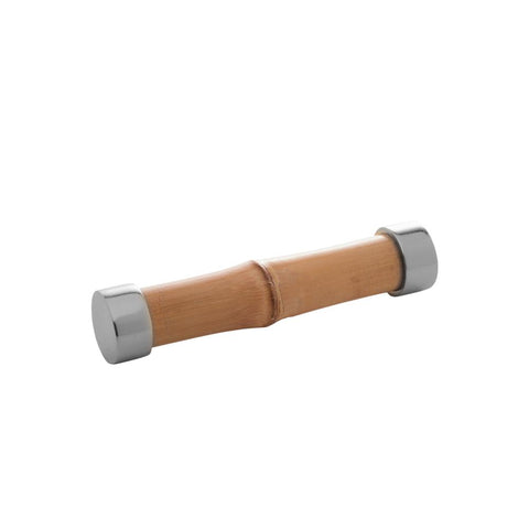 Jogo de 4 Descansos para Talheres Wolff de Bambu Prateado 8cm