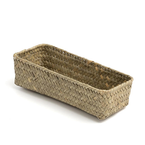Cesto Quadrado De Seagrass 24Cm - Oikos