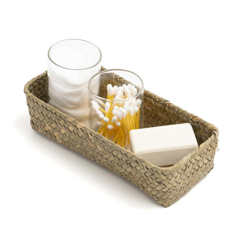Cesto Quadrado De Seagrass 24Cm - Oikos