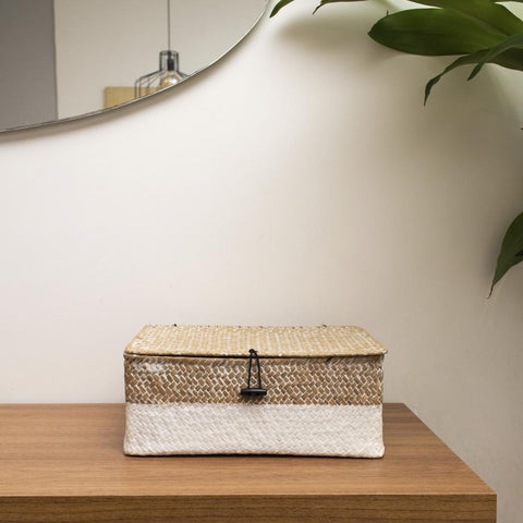 Caixa Organizadora De Seagrass 30Cm - Oikos