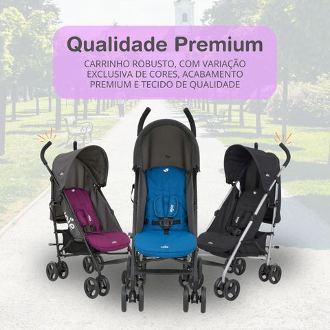 Carrinho de Bebê Passeio Guarda Chuva Nitro Azul Sea - Joie