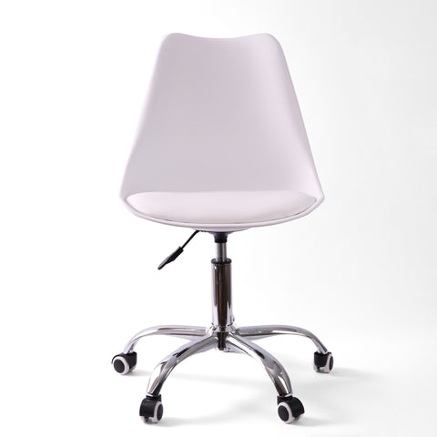 Cadeira de Escritório Saarinen Branca Mollie