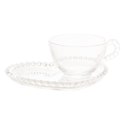 Xícara de Chá Pearl de Cristal 180ml - Wolff