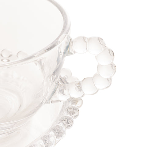Xícara de Chá Pearl de Cristal 180ml - Wolff