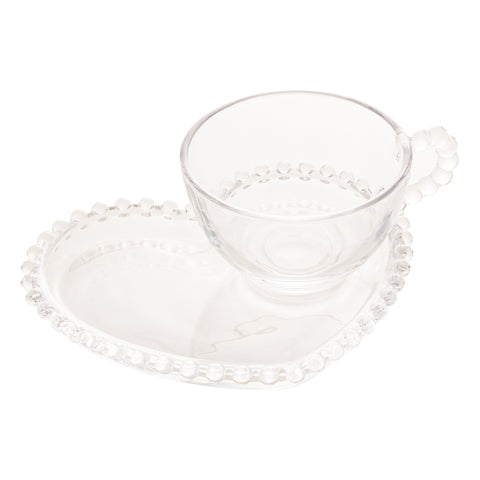 Xícara de Chá Pearl de Cristal 180ml - Wolff