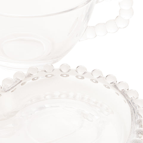 Xícara de Chá Pearl de Cristal 180ml - Wolff