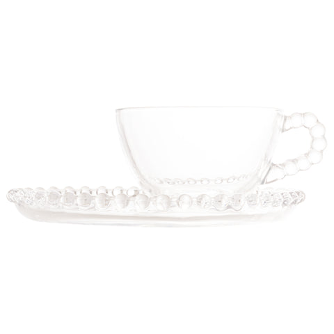 Xícara de Chá Pearl de Cristal 180ml - Wolff