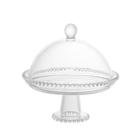 Prato Pearl de Cristal Incolor 20cm x 18cm - Wolff