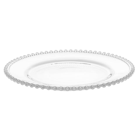 Prato Pearl de Cristal Incolor 28 cm - Wolff