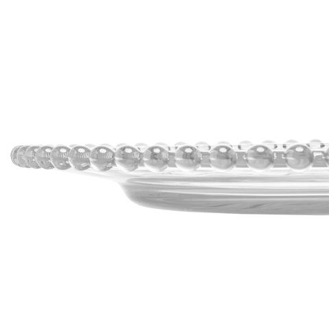 Prato Pearl de Cristal Incolor 28 cm - Wolff