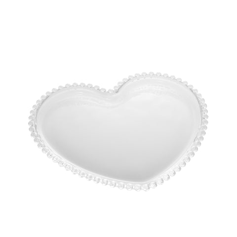 Prato Pearl de Cristal Incolor 25cm x 22cm x 2cm - Wolff
