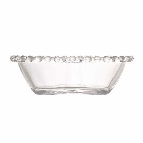 Jogo de 4 Bowls Wolff Pearl de Cristal Incolor 12cm