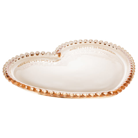 Prato Pearl de Cristal Âmbar 30cm x 25cm x 2cm - Wolff